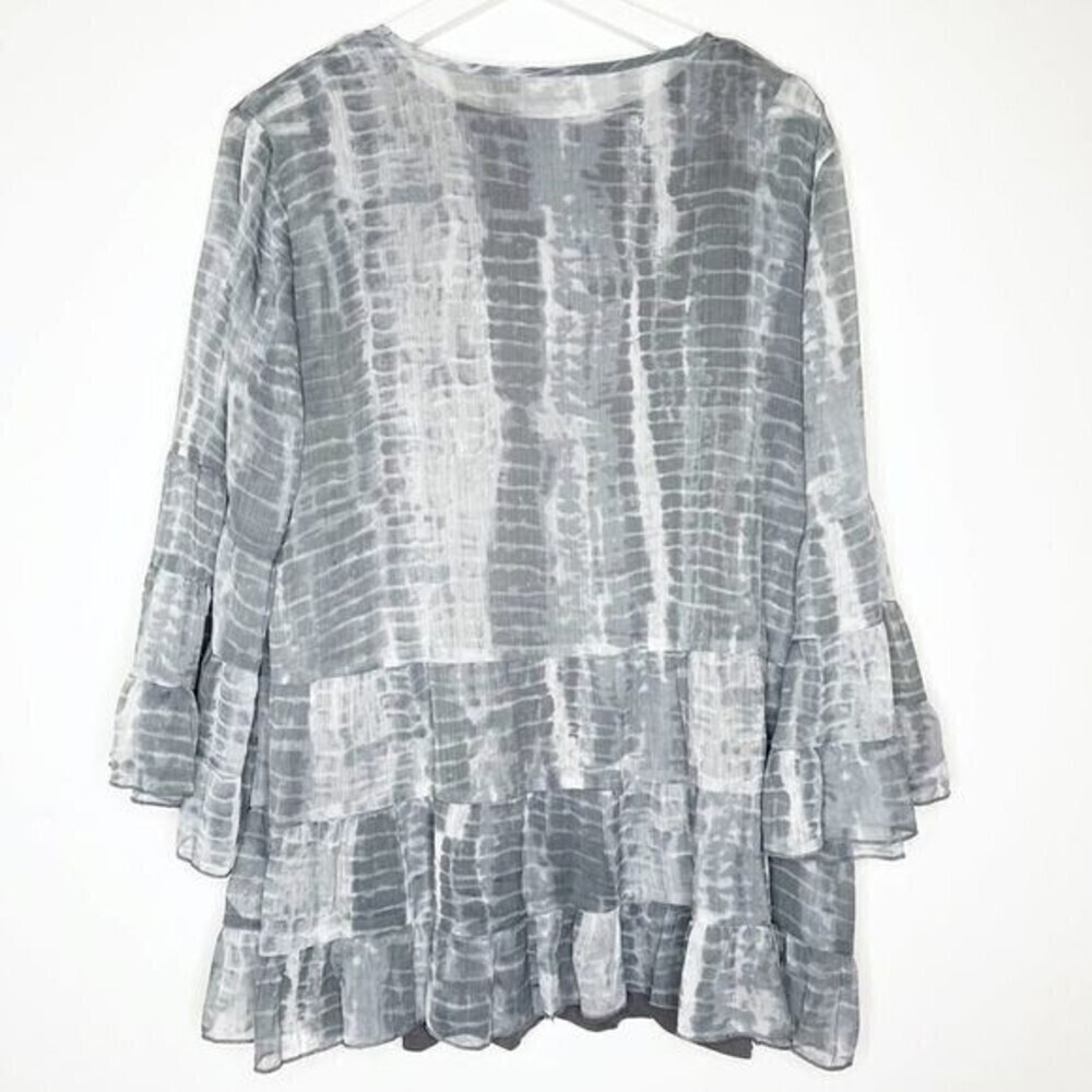LOGO LORI GOLDSTEIN Ruffle Tunic - Picture 7 of 7